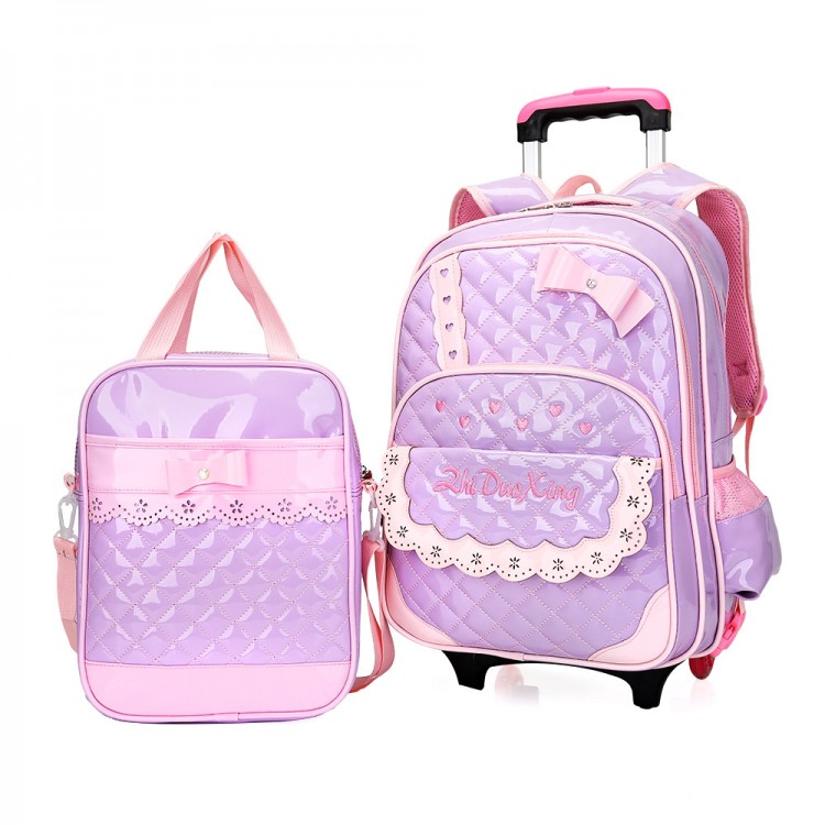 Qulited rolling luggage set